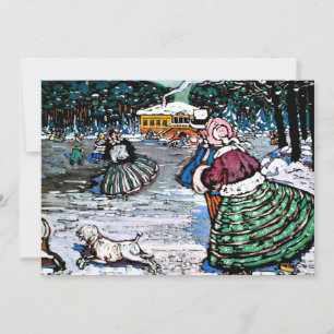 Kandinsky - Winter (Schaatsers) Kaart