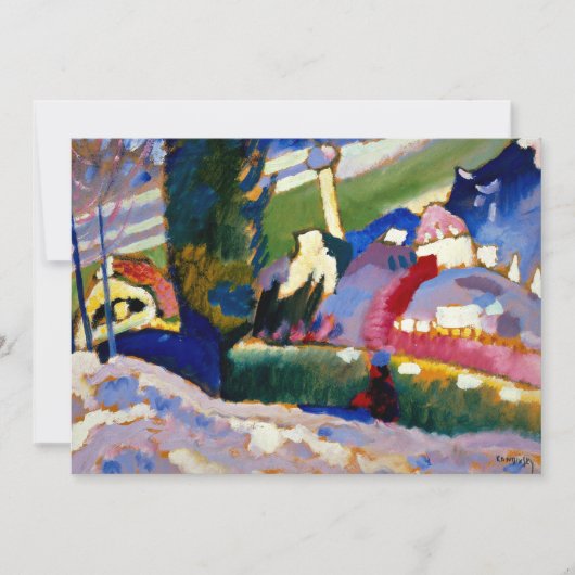 Kandinsky - Winterlandschap met de kerk Kaart (Voorkant)
