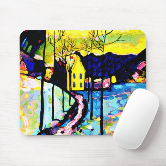Kandinsky - Winterlandschap Muismat (Met muis)