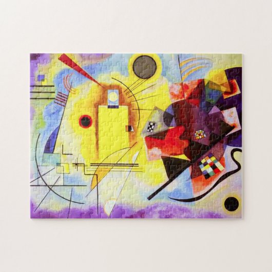 Kandinsky Yellow Blue Puzzle (Horizontal)