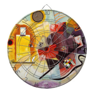 Kandinsky Yellow Red Blue Dartbord