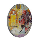 Kandinsky Yellow Red Blue Dartbord (Voorkant Links)