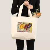 Kandinsky Yellow Red Blue Grote Tote Bag (Voorkant (product))