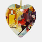 Kandinsky Yellow Red Blue Keramisch Ornament (Rechts)