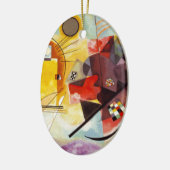 Kandinsky Yellow Red Blue Keramisch Ornament (Links)