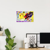 Kandinsky Yellow Red Blue Poster (Thuiskantoor)
