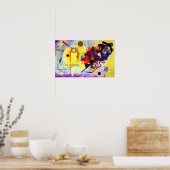 Kandinsky Yellow Red Blue Poster (Keuken)