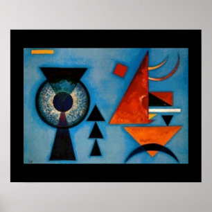 Kandinsky Zachte Harde Abstract Poster