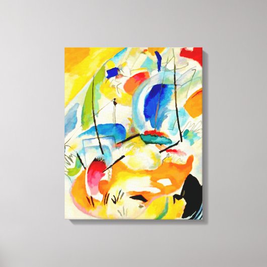 Kandinsky Zeeslag 1913 Canvas Afdruk (Voorkant)