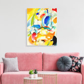 Kandinsky Zeeslag 1913 Canvas Afdruk (Insitu (Woonkamer))