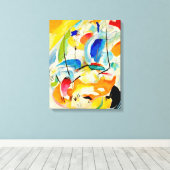 Kandinsky Zeeslag 1913 Canvas Afdruk (Insitu (Houten vloer))