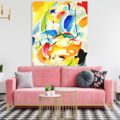 Kandinsky Zeeslag 1913 Canvas Afdruk (Insitu (Woonkamer))