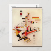 Kandinsky - Zeker, abstracte kunst, Briefkaart (Voorkant / Achterkant)