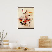 Kandinsky - Zeker, abstracte kunst, Poster (Keuken)
