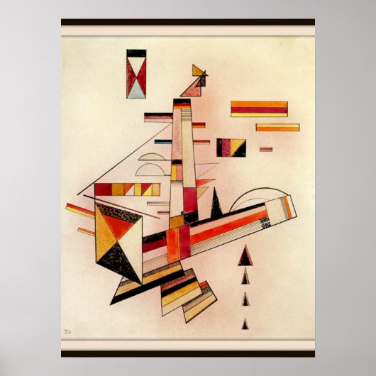 Kandinsky - Zeker, abstracte kunst, Poster (Voorkant)