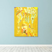 Kandinsky - Zonder titel, 1941 kunstwerk Canvas Afdruk (Insitu (Houten vloer))