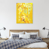 Kandinsky - Zonder titel, 1941 kunstwerk Canvas Afdruk (Insitu (Slaapkamer))