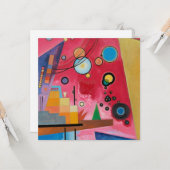 Kandinsky - Zware Rood Kaart (Voorkant / Achterkant in situ)