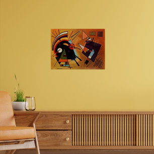 Kandinsky - Zwart en Paars, Poster