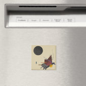 Kandinsky - Zwart Relatie Magneet (Insitu (Vaatwasser))