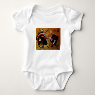 Kandinsky Zwart Violet Romper