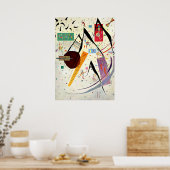 Kandinsky - Zwarte Punten Poster (Keuken)