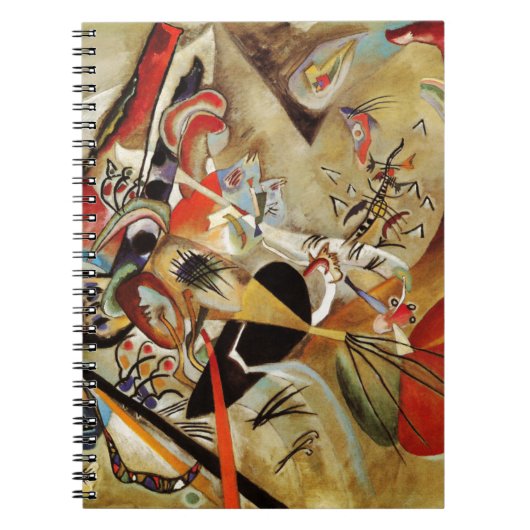 Kandinsky's abstracte compositie notitieboek (Voorkant)