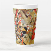 Kandinsky's Abstracte compositie schilderen Latte Mok (Voorkant)