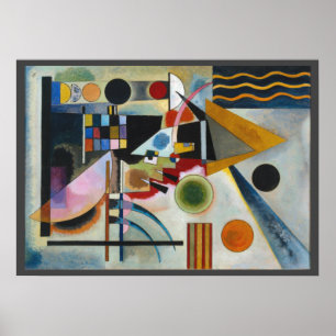 Kandinsky's Abstracte schilderijen doorgeven Poster