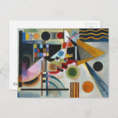 Kandinsky's Abstracte schildpaddenstoel Briefkaart (Voorkant / Achterkant)