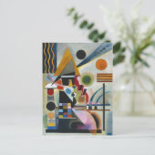 Kandinsky's Abstracte schildpaddenstoel Briefkaart (Staand voorkant)