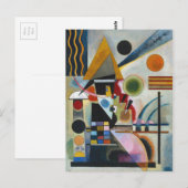 Kandinsky's Abstracte schildpaddenstoel Briefkaart (Voorkant / Achterkant)