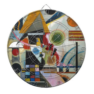 Kandinsky's Abstracte schildpaddenstoel Dartbord