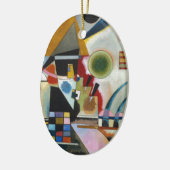 Kandinsky's Abstracte schildpaddenstoel Keramisch Ornament (Links)