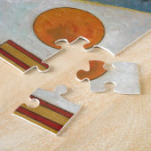 Kandinsky's Abstracte schildpaddenstoel Legpuzzel (Zijkant)