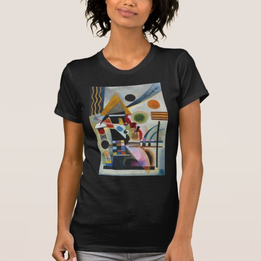 Kandinsky's Abstracte schildpaddenstoel T-shirt (Voorkant)