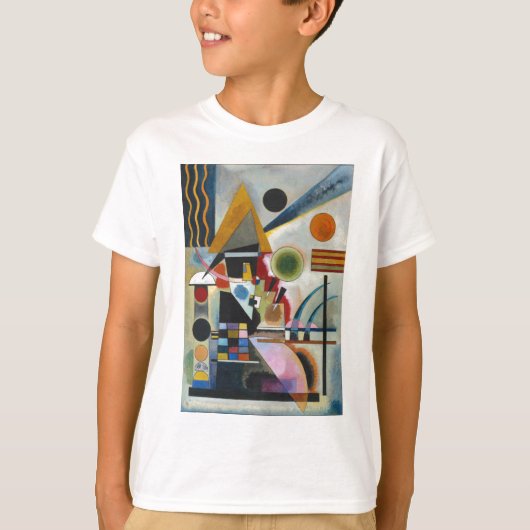 Kandinsky's Abstracte schildpaddenstoel T-shirt (Voorkant)