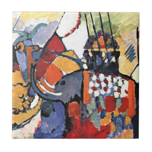 Kandinsky's dierenschilderij, De Olifant, Tegeltje