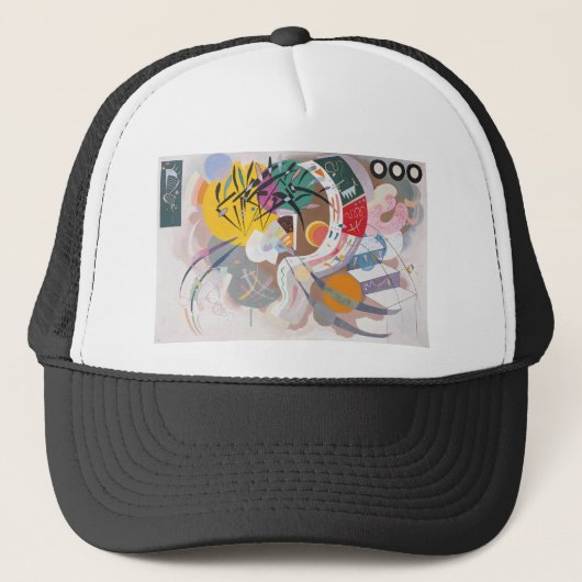 Kandinsky's Dominant Curve Abstract Trucker Pet (Voorkant)