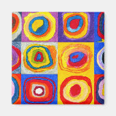 Kandisnky cirkels magneet (Voorkant)