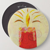 Kandlelight's Gleaming-knop Ronde Button 6,0 Cm (Voorkant /achterkant)