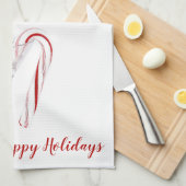 Kandriet in Martini-glas Theedoek (Quarter Fold)