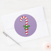 Kandriet met groen lintje ronde sticker (Envelop)