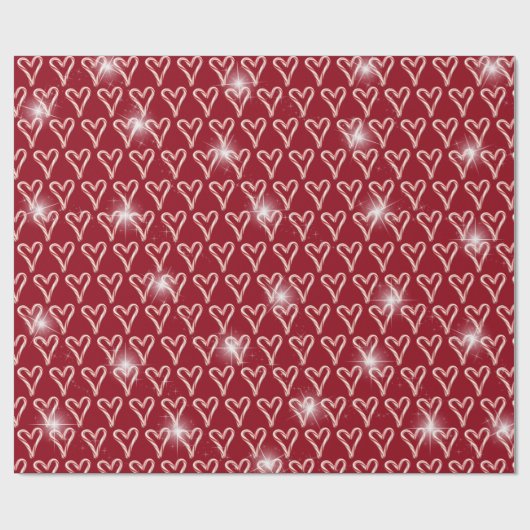 Kandriethart met sterren cadeaupapier (Vlak)