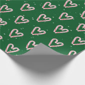 Kandrietharten in sneeuwvlokken cadeaupapier (Hoek)