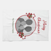 Kandrietjes met aangepaste fotosjabloon en tekst theedoek (Horizontaal)