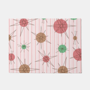 Kandrietstrepen van het atoomtijdperk deurmat