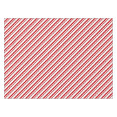 Kandrietstrips, Peppermint Red en White Tafelkleed (Voorkant (Horizontaal))