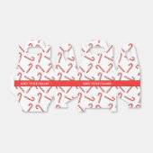 Kandriettekening in rood-groen wit bedankdoosjes (Uitgevouwen)