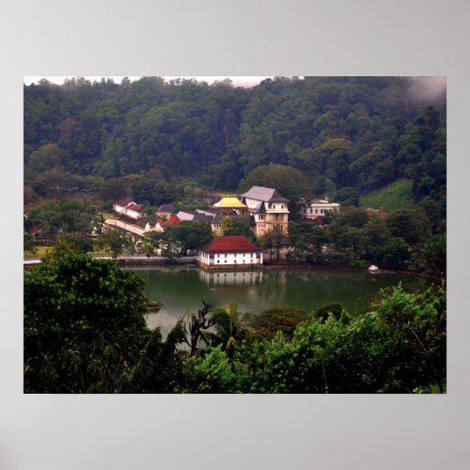 Kandy tempel, Sri Lanka Poster (Voorkant)